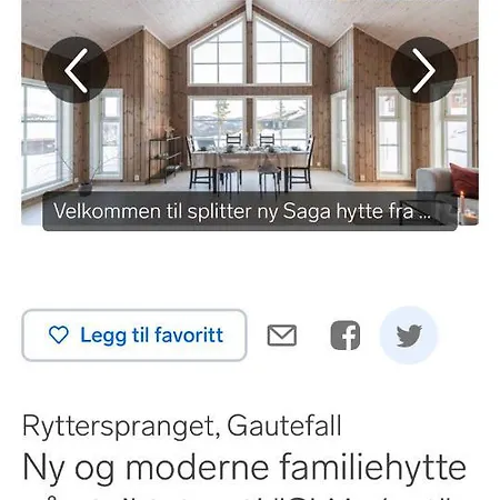 بيت للعطل Rytterlia 6 Drangedal